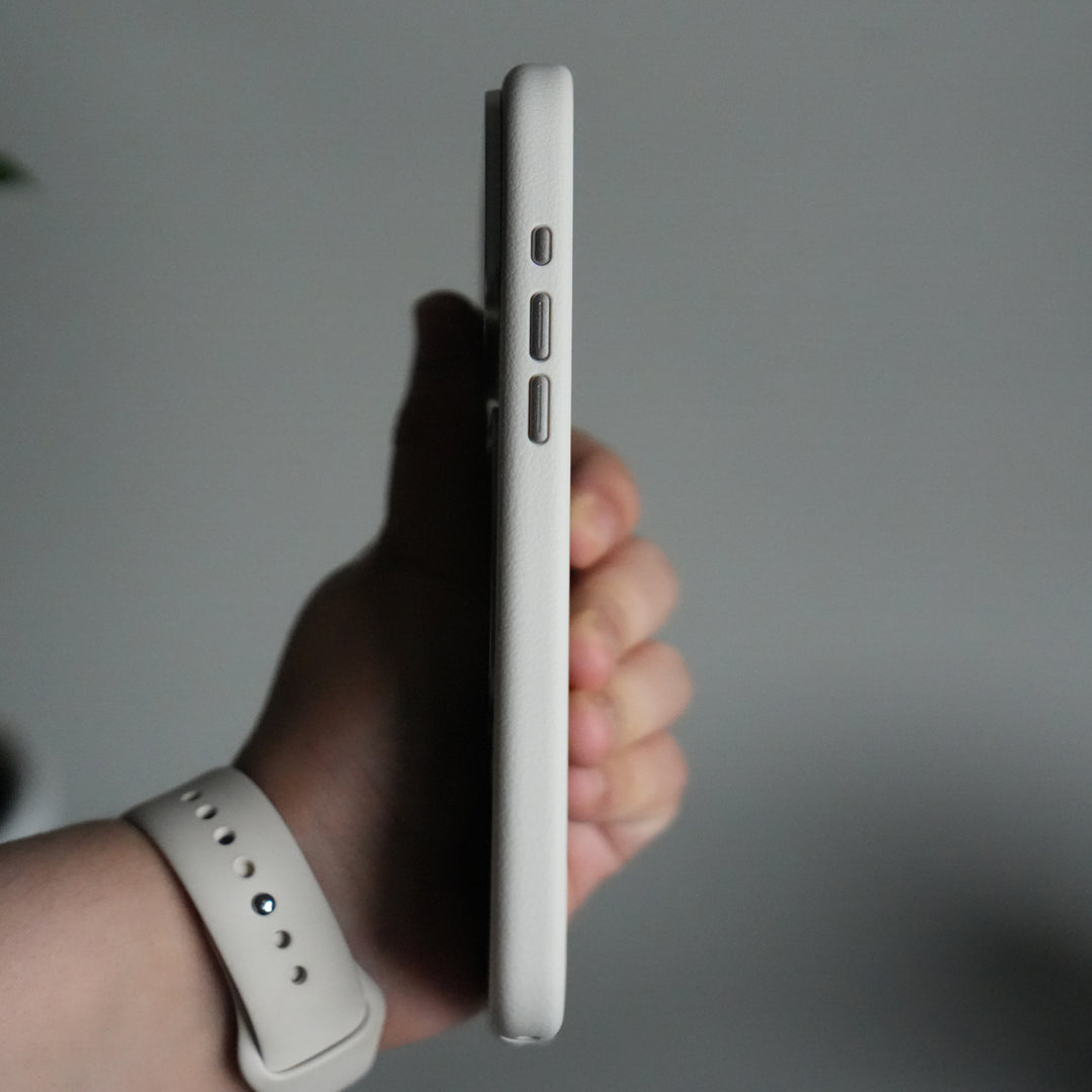 iPhone 17 Pro Max Premium Leather Kickstand Case | Metal Ring Stand | Shockproof Back Cover