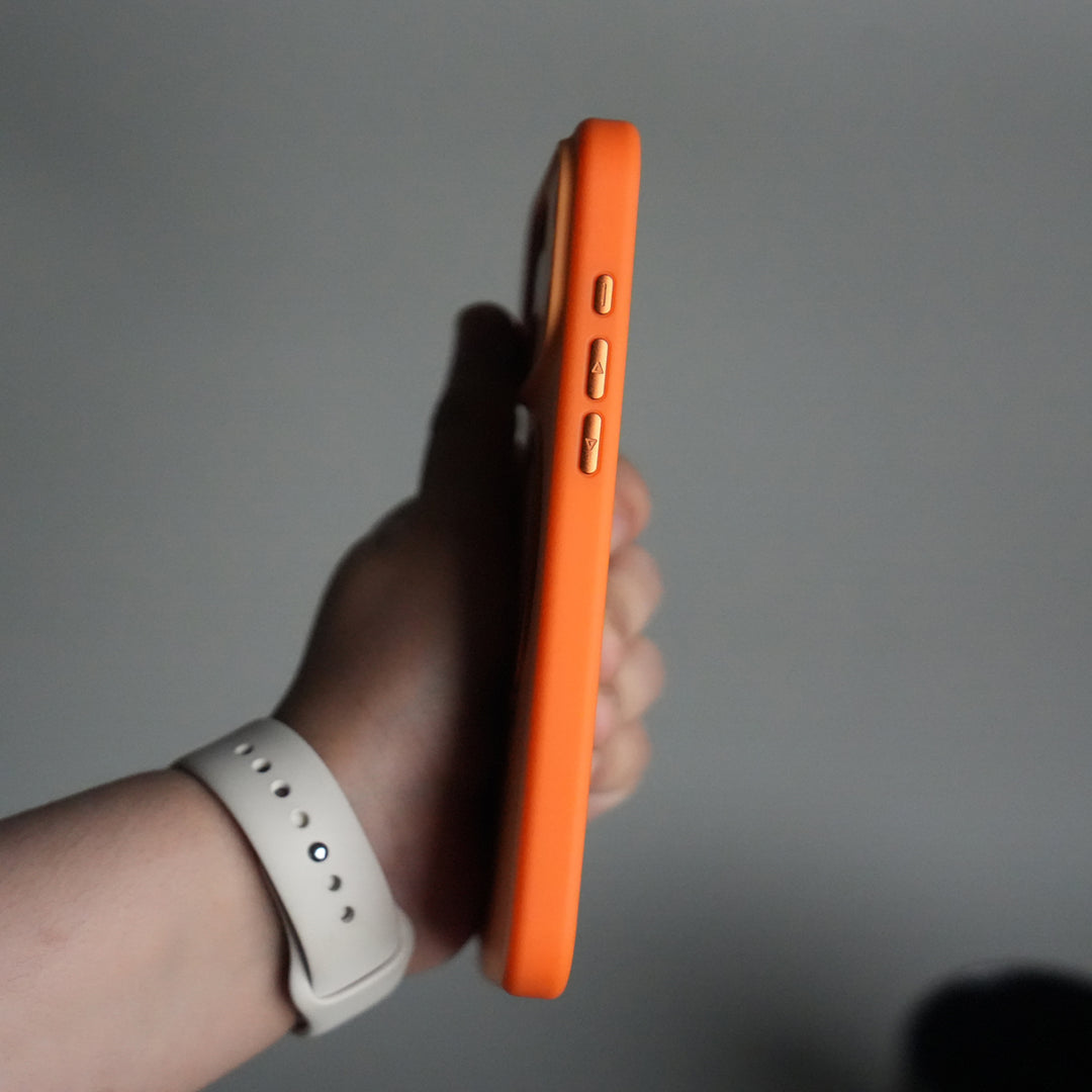 iPhone 17 Pro Max Liquid PC MagSafe Case | Soft Touch Back Cover with Metal Kickstand Ring