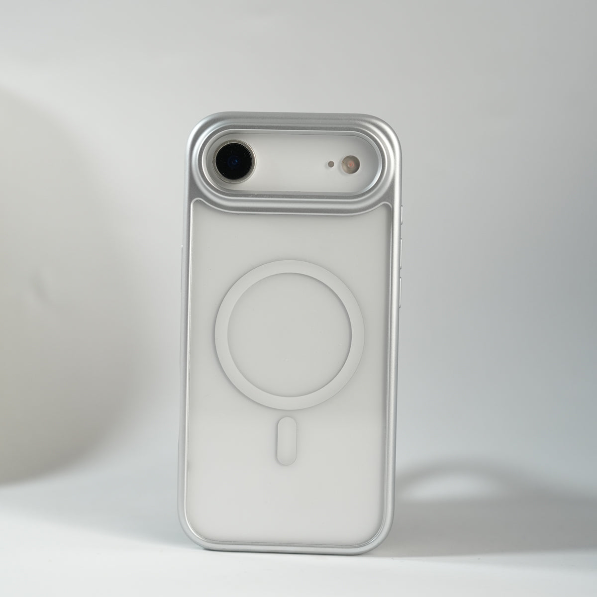 iPhone 17 Air Clear Acrylic MagSafe Case with Soft Silicone Bumper | Transparent Shockproof Cover
