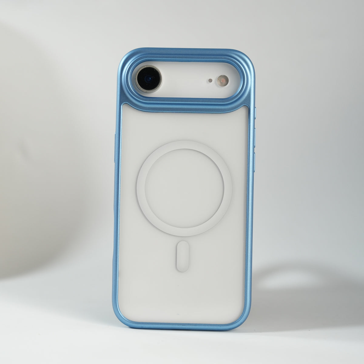 iPhone 17 Air Clear Acrylic MagSafe Case with Soft Silicone Bumper | Transparent Shockproof Cover