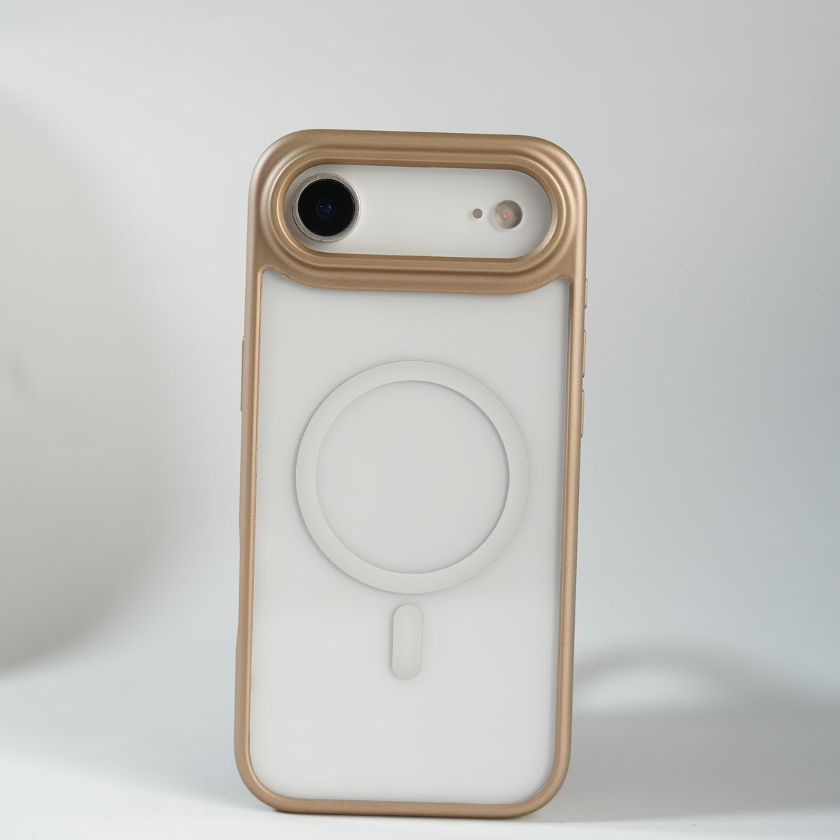 iPhone 17 Air Clear Acrylic MagSafe Case with Soft Silicone Bumper | Transparent Shockproof Cover