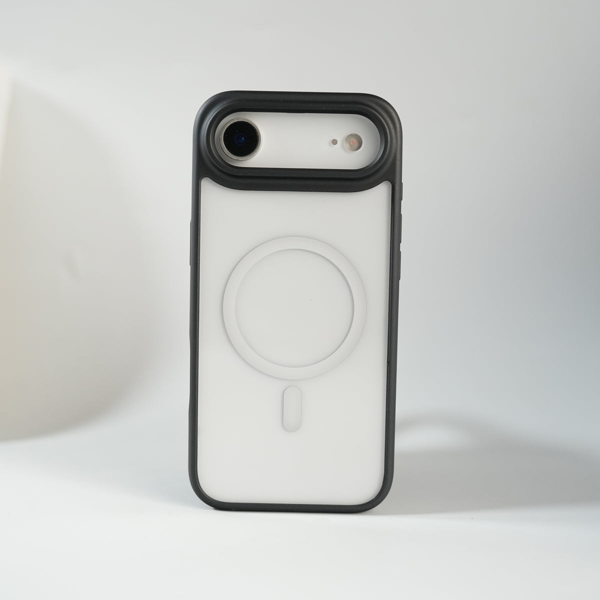 iPhone 17 Air Clear Acrylic MagSafe Case with Soft Silicone Bumper | Transparent Shockproof Cover