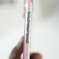 iPhone 17 Air Glitter Clear MagSafe Case | Metal Kickstand Protective Cover