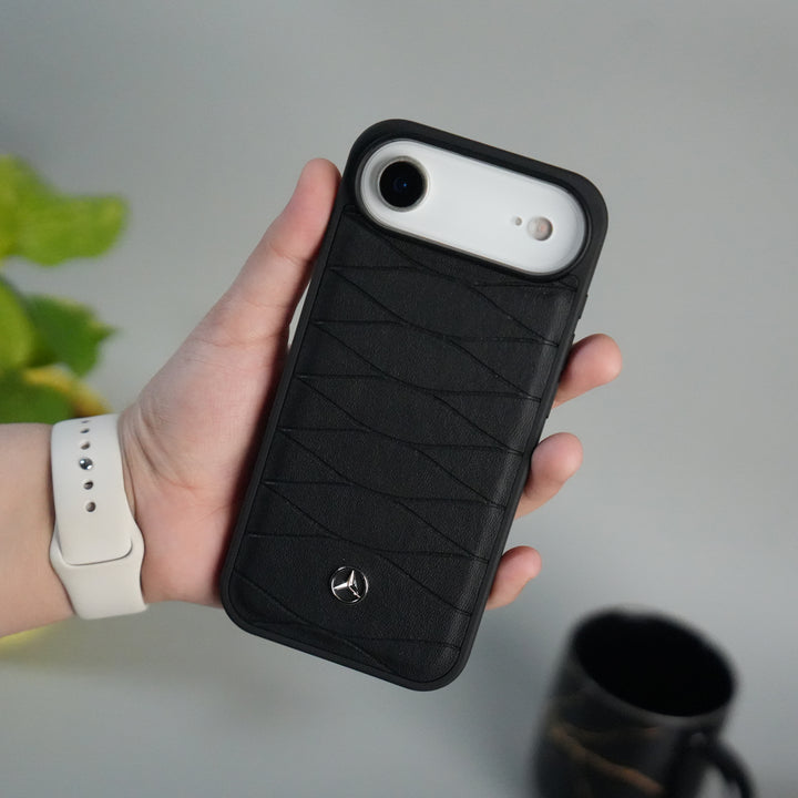 iPhone 17 Air Merc Pattern PU Leather Case Cover