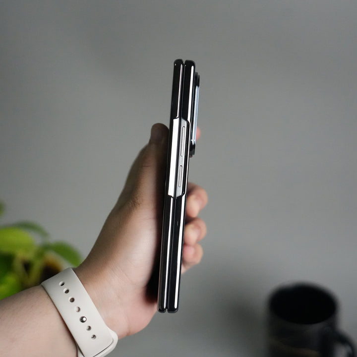 Galaxy Z Fold 7 Premium Fiber Design Slim Case Hinge Protection (Front + Back Cover)