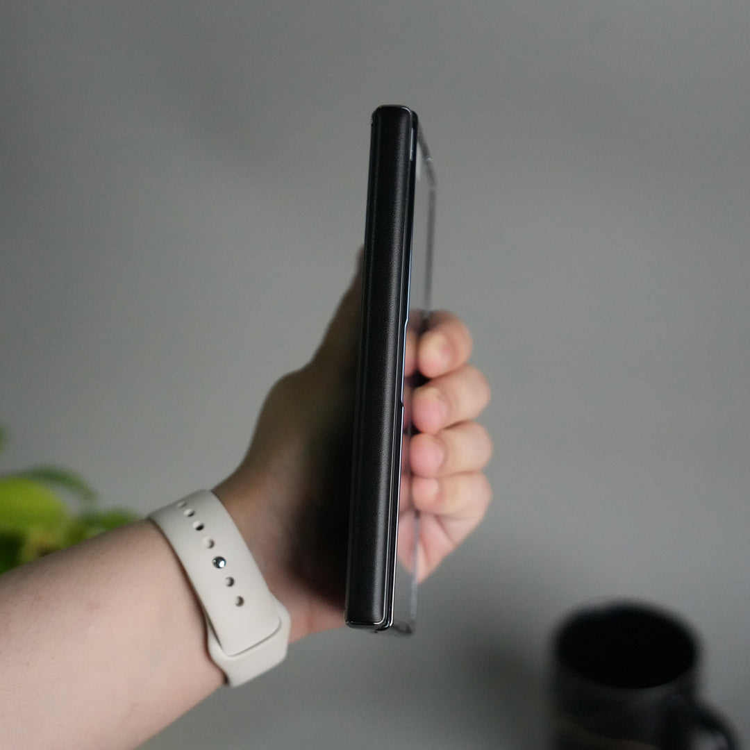 Galaxy Z Fold 7 Premium Fiber Design Slim Case Hinge Protection (Front + Back Cover)