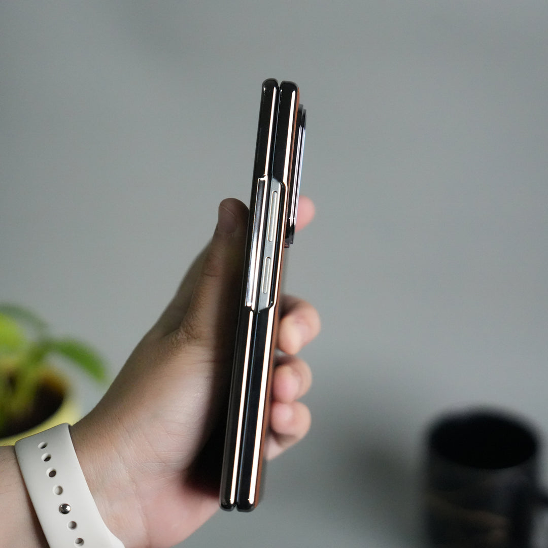 Galaxy Z Fold 7 Premium Fiber Stripe Design Slim Case Hinge Protection (Front + Back Cover)