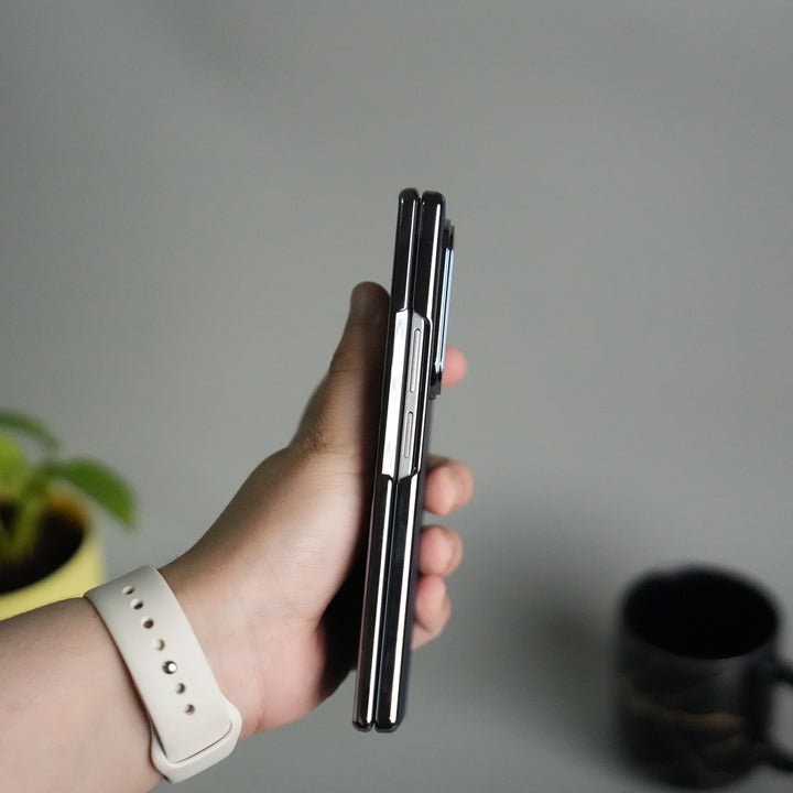 Galaxy Z Fold 7 Premium Dotted Design Slim Case Hinge Protection (Front + Back Cover)