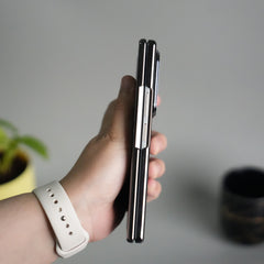 Galaxy Z Fold 7 Premium Dotted Design Slim Case Hinge Protection (Front + Back Cover)