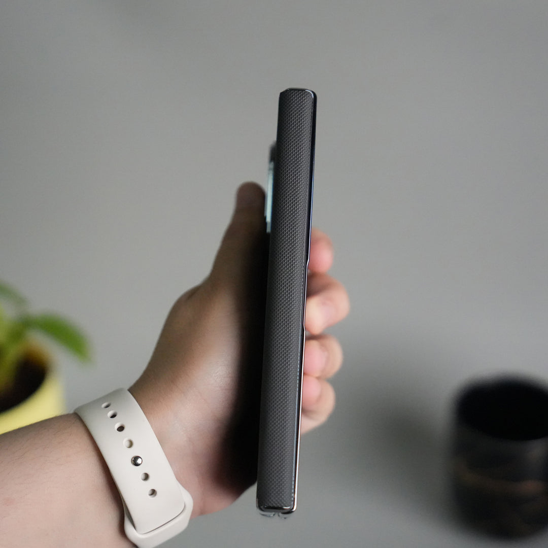 Galaxy Z Fold 7 Premium Dotted Design Slim Case Hinge Protection (Front + Back Cover)