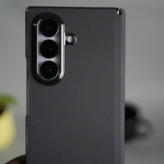 Galaxy Z Fold 7 Premium Dotted Design Slim Case Hinge Protection (Front + Back Cover)