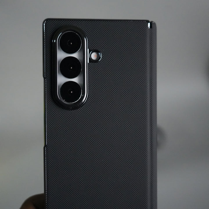 Galaxy Z Fold 7 Premium Dotted Design Slim Case Hinge Protection (Front + Back Cover)