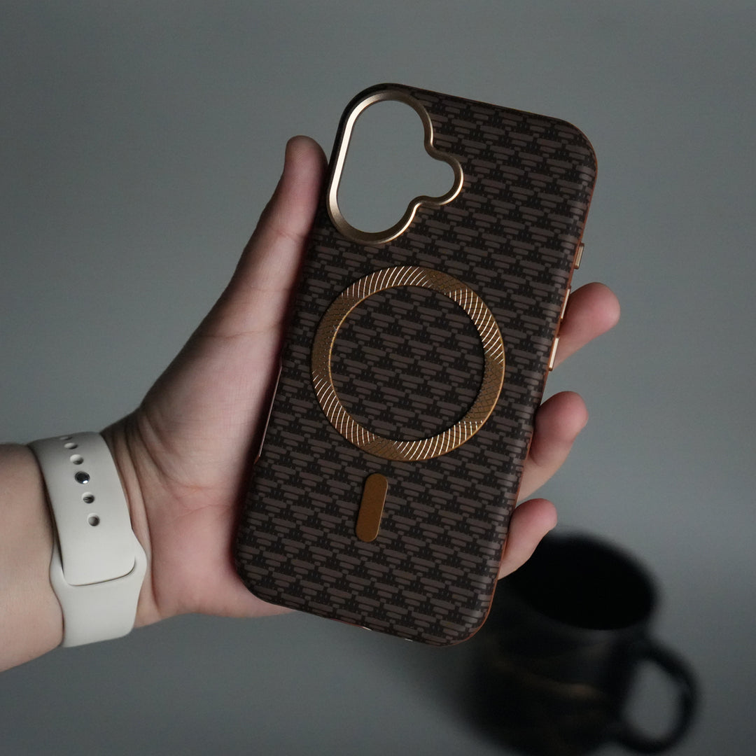 iPhone 17 Elite Leather-Texture Case Cover