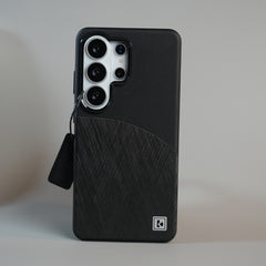 Galaxy S26 Ultra Premium Dual-Tone PU Leather MagSafe Case with Metal Camera Guard