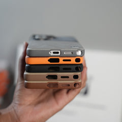 Galaxy S26 Ultra Premium Dual-Tone PU Leather MagSafe Case with Metal Camera Guard