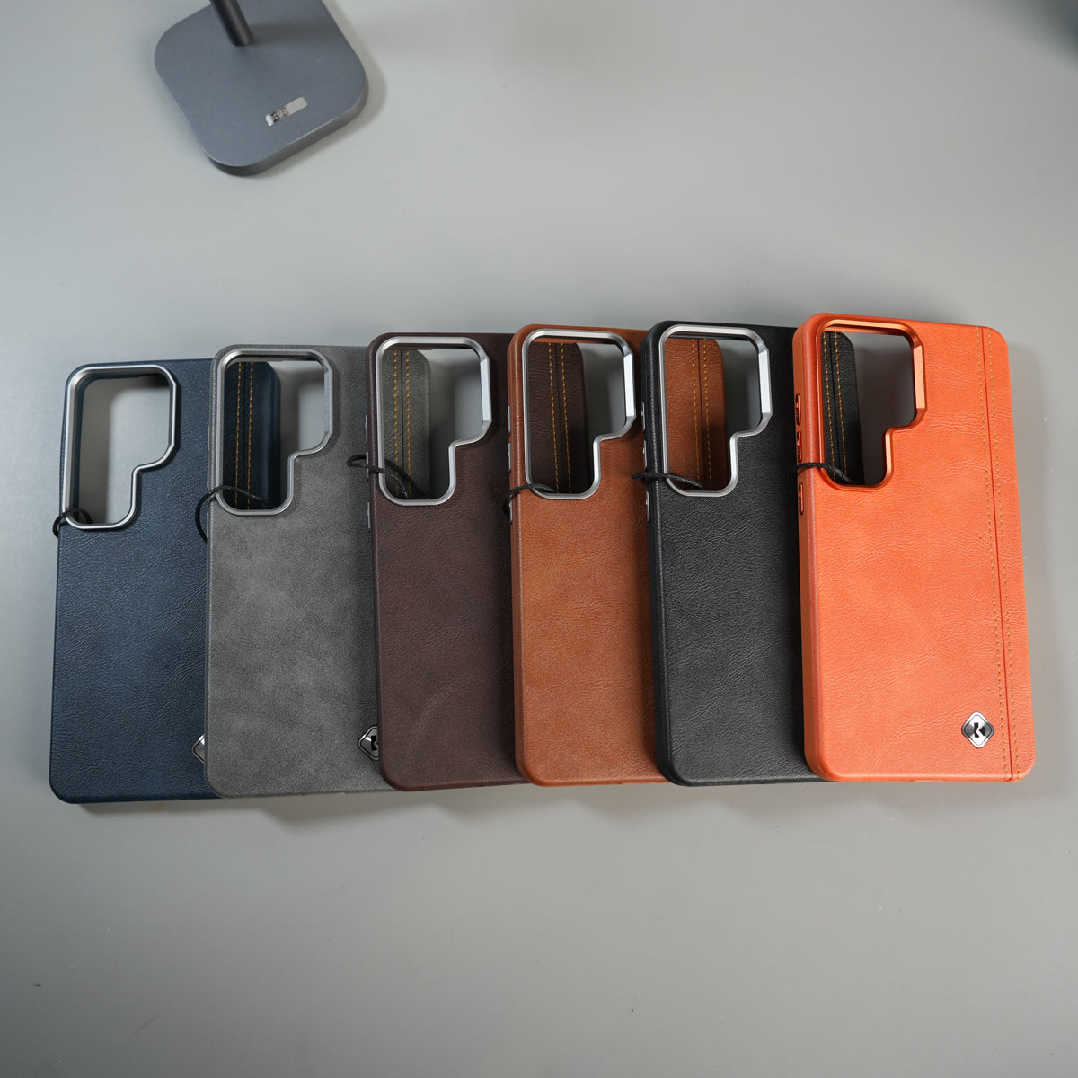 Galaxy S26 Ultra Premium Stitched PU Leather Magsafe Case | Metal Camera Guard