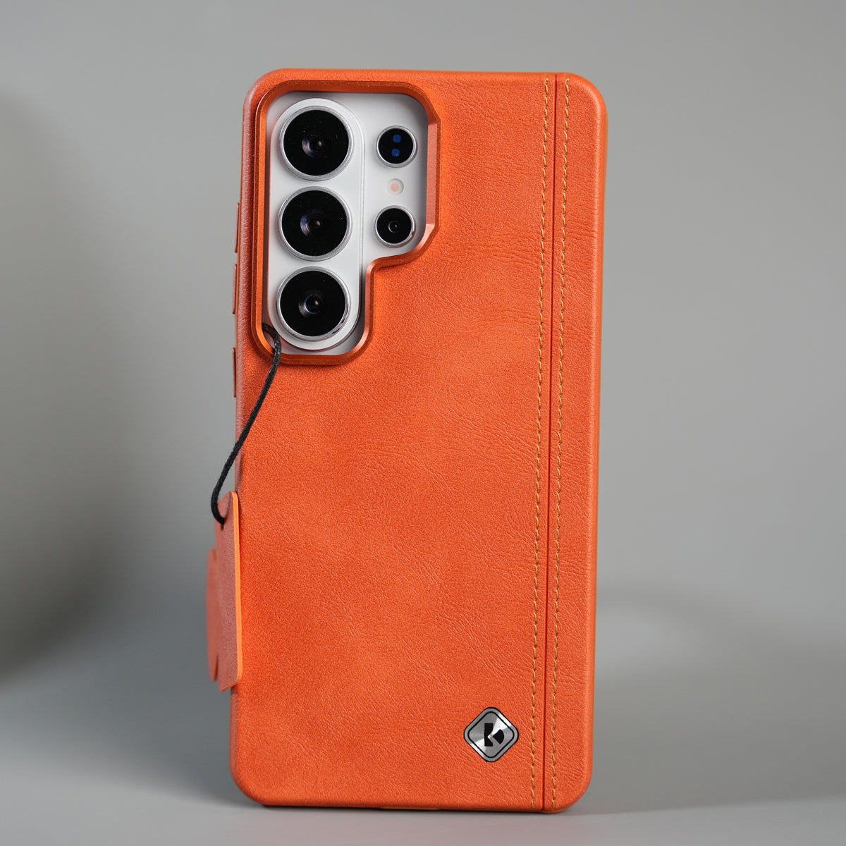 Galaxy S26 Ultra Premium Stitched PU Leather Magsafe Case | Metal Camera Guard