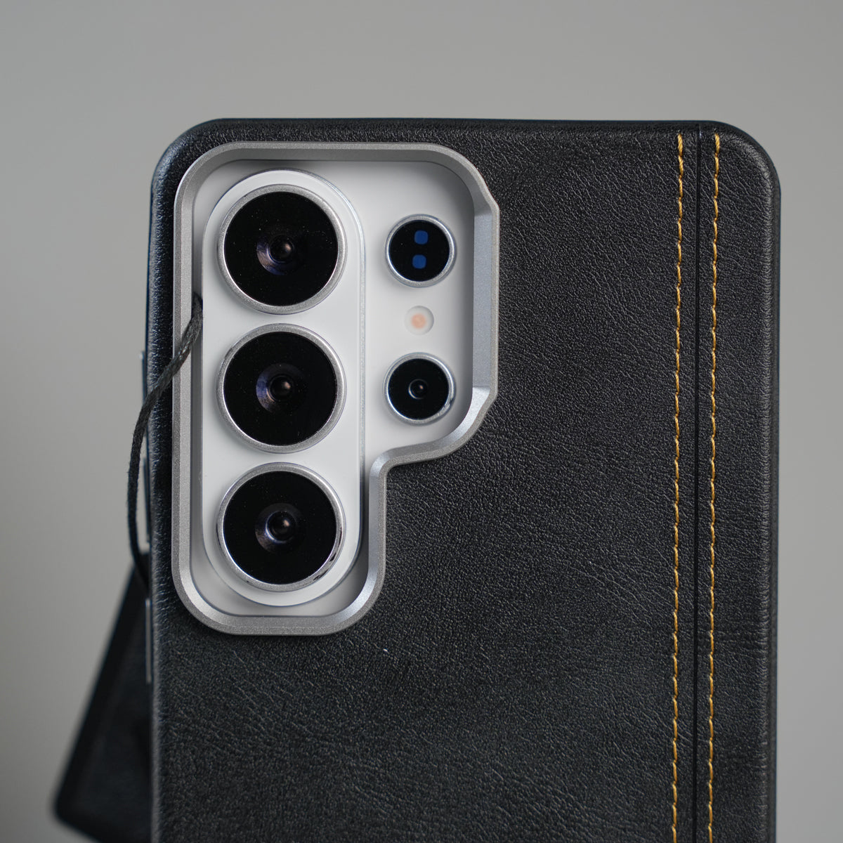 Galaxy S26 Ultra Premium Stitched PU Leather Magsafe Case | Metal Camera Guard