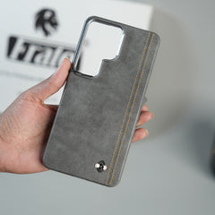 Galaxy S26 Ultra Premium Stitched PU Leather Magsafe Case | Metal Camera Guard