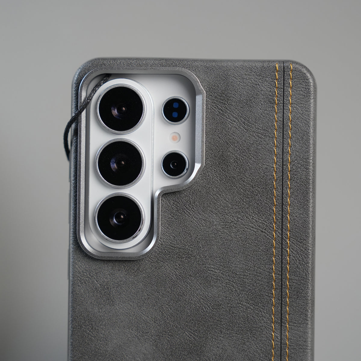 Galaxy S26 Ultra Premium Stitched PU Leather Magsafe Case | Metal Camera Guard