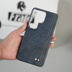 Galaxy S26 Ultra Premium Stitched PU Leather Magsafe Case | Metal Camera Guard