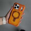iPhone 17 Pro Max Rugged Armor MagSafe Case with Metal Kickstand