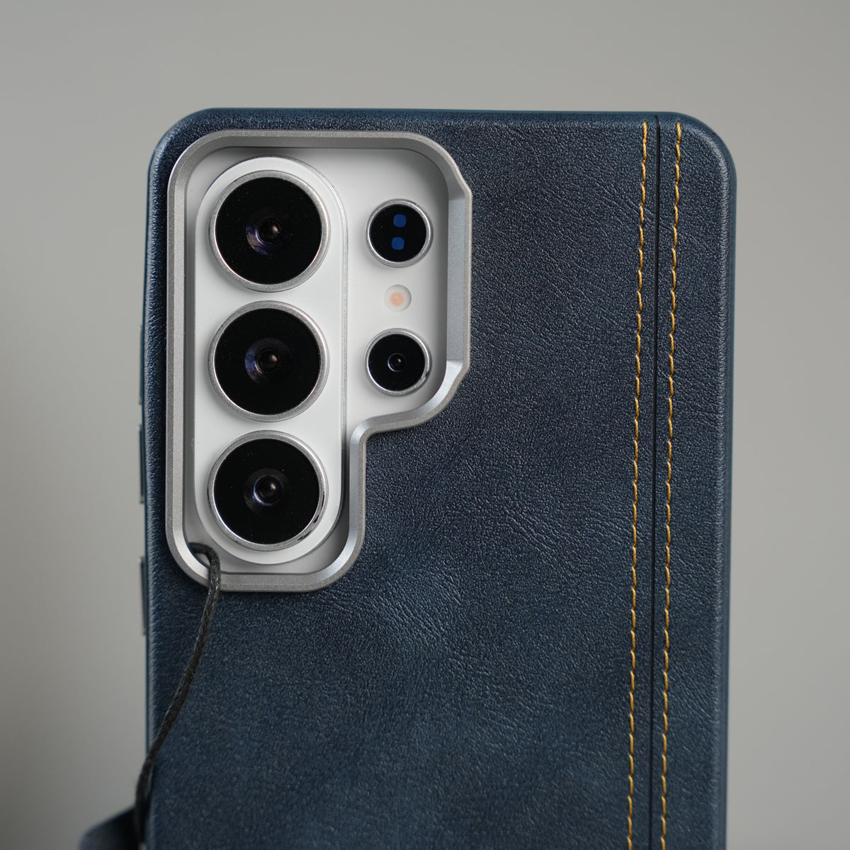 Galaxy S26 Ultra Premium Stitched PU Leather Magsafe Case | Metal Camera Guard