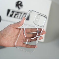 iPhone 17 Frosted MagSafe Case with Metallic Camera Frame