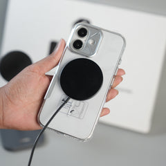 iPhone 17 Frosted MagSafe Case with Metallic Camera Frame