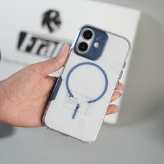 iPhone 17 Frosted MagSafe Case with Metallic Camera Frame