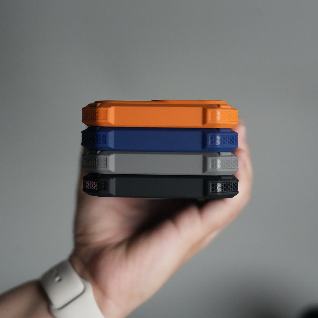 iPhone 17 Pro Rugged Armor MagSafe Case with Metal Kickstand