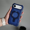 iPhone 17 Air – Rugged Armor MagSafe Case with Metal Kickstand