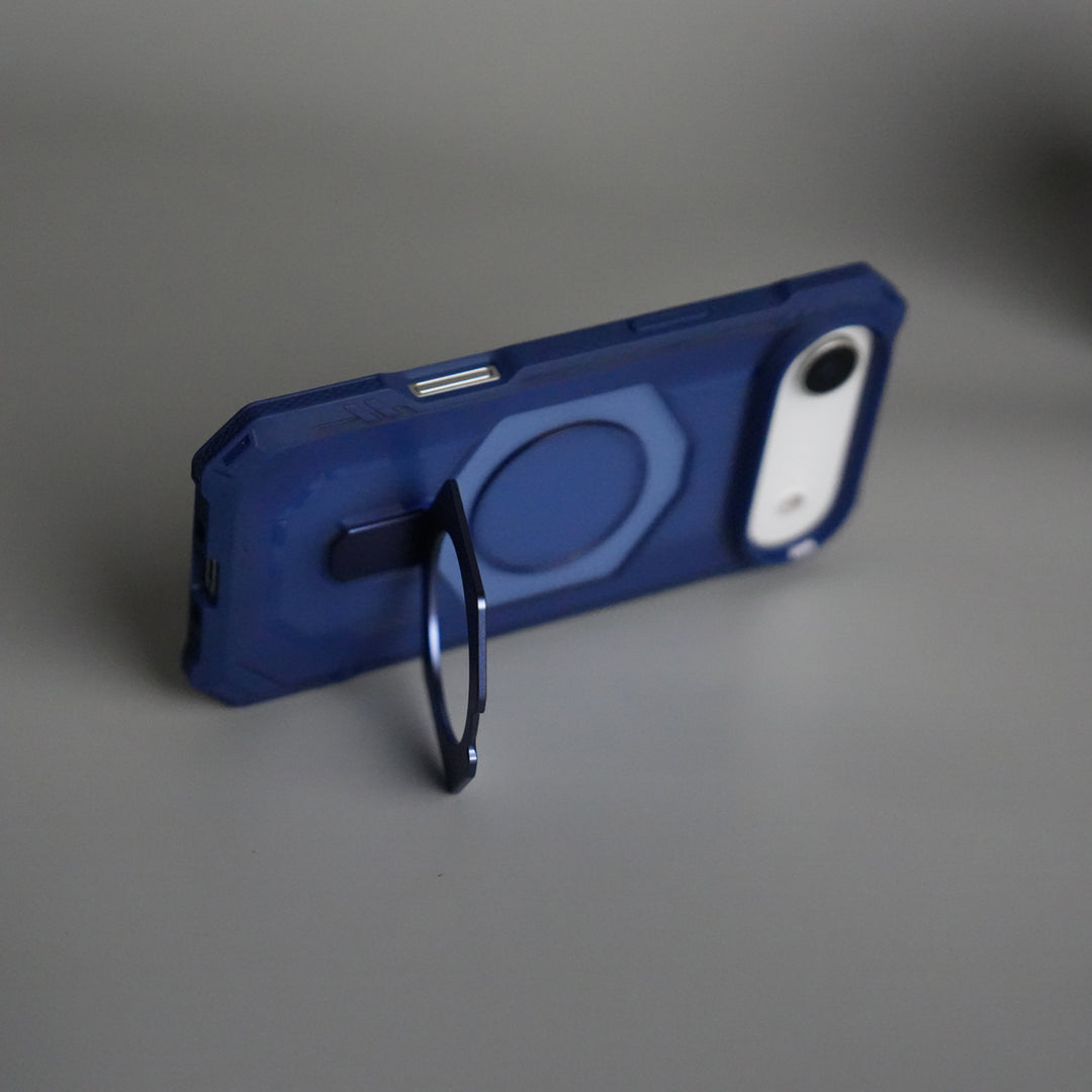 iPhone 17 Air – Rugged Armor MagSafe Case with Metal Kickstand