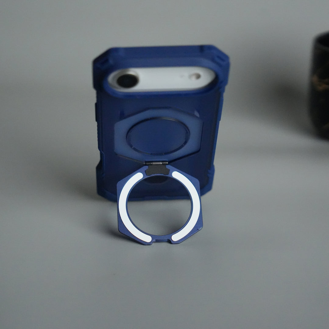 iPhone 17 Air – Rugged Armor MagSafe Case with Metal Kickstand