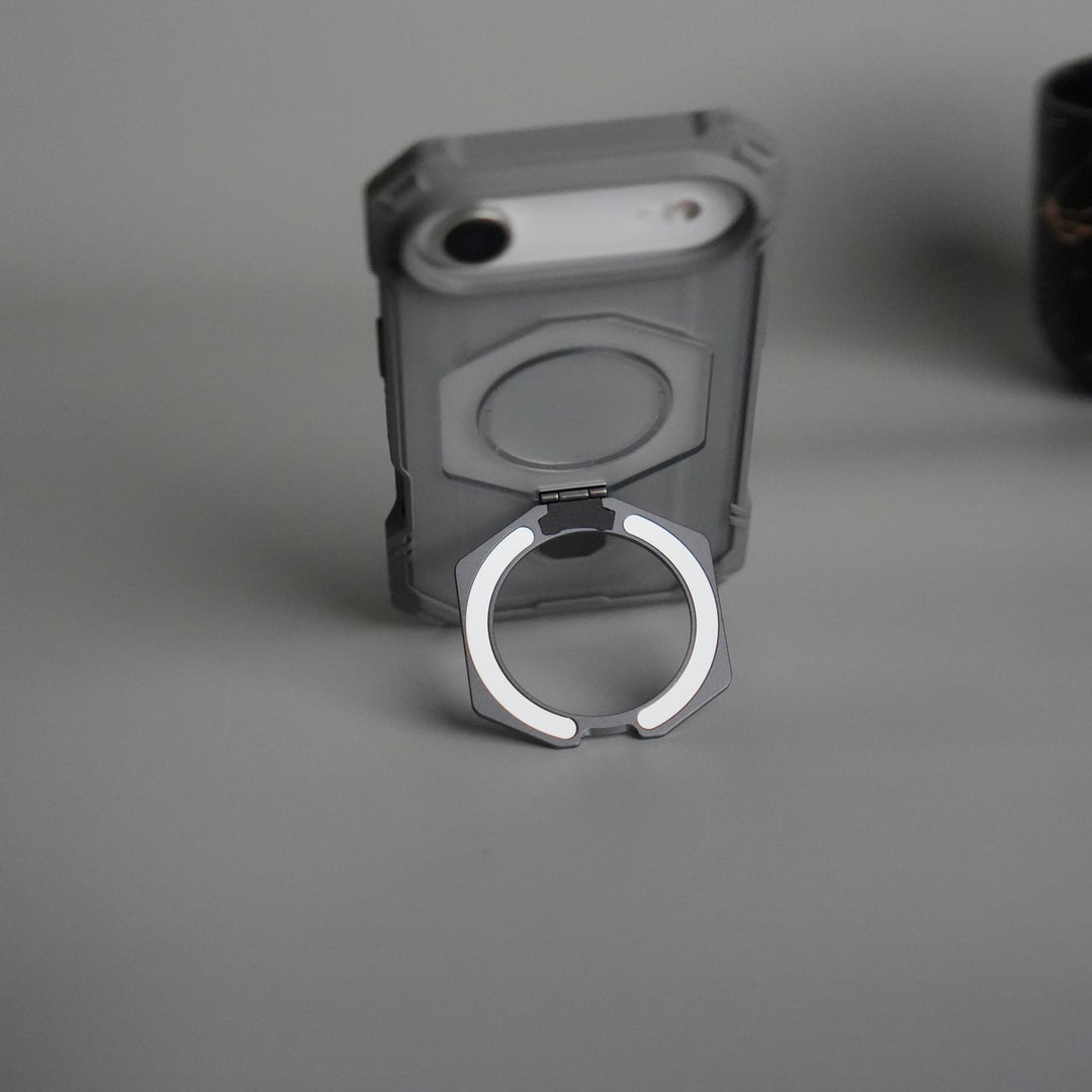 iPhone 17 Air – Rugged Armor MagSafe Case with Metal Kickstand