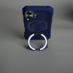 iPhone 17 – Rugged Armor MagSafe Case with Metal Kickstand
