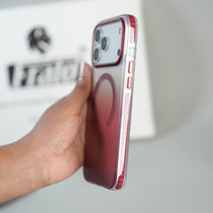 iPhone 17 Series Blush Pink Gradient MagSafe Compatible Clear Case