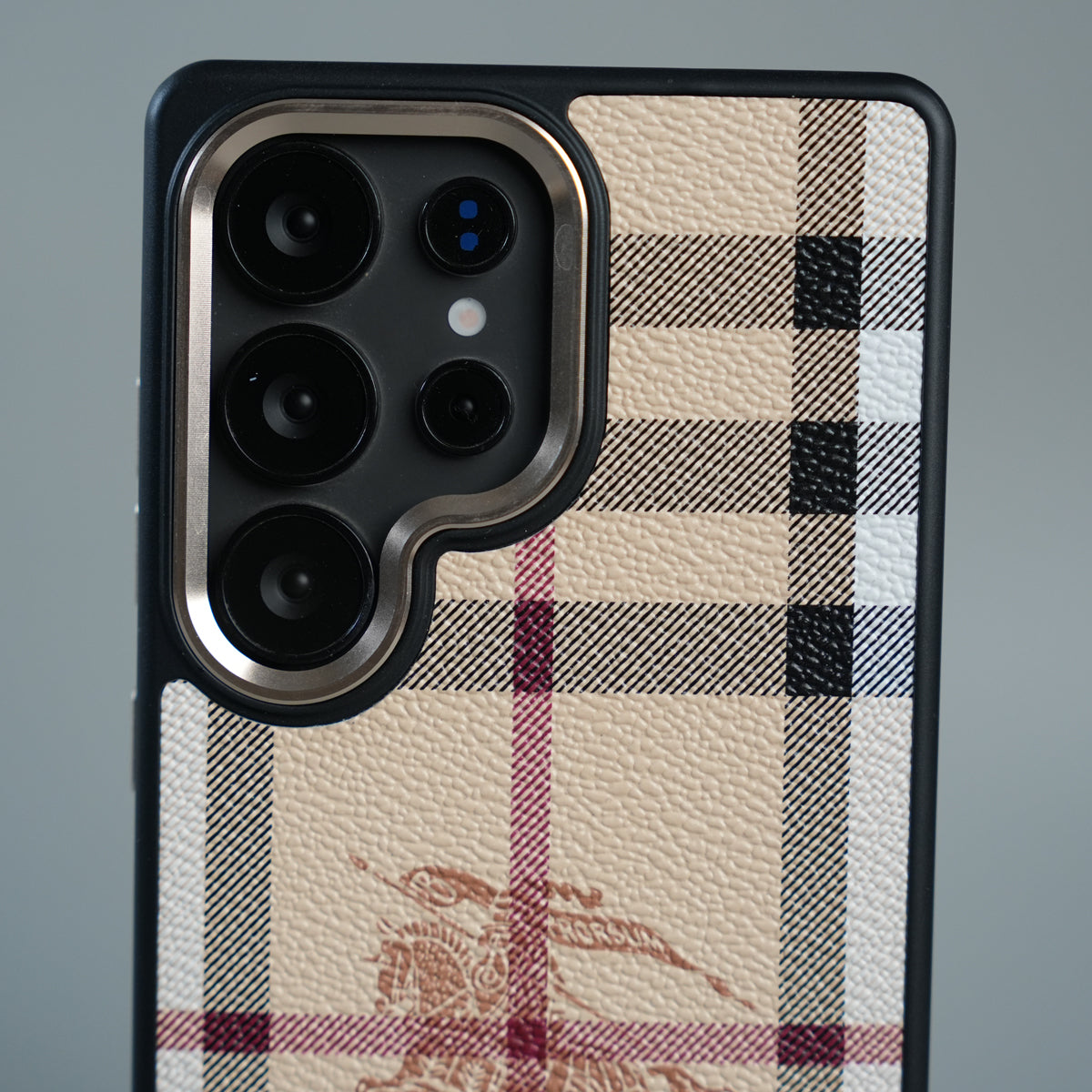 Galaxy Ultra Series Luxury Check Pattern Textured Hard Back Case