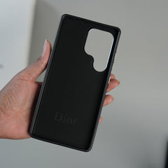Galaxy Ultra Series Luxury Embossed Monogram Case with Metal Logo Charm