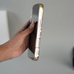 iPhone 17 Series Luxury Gold Leopard Print Glitter Case with Glossy Finish