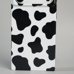 iPhone 17 Series Luxury Cow Print Case with Smooth Finish