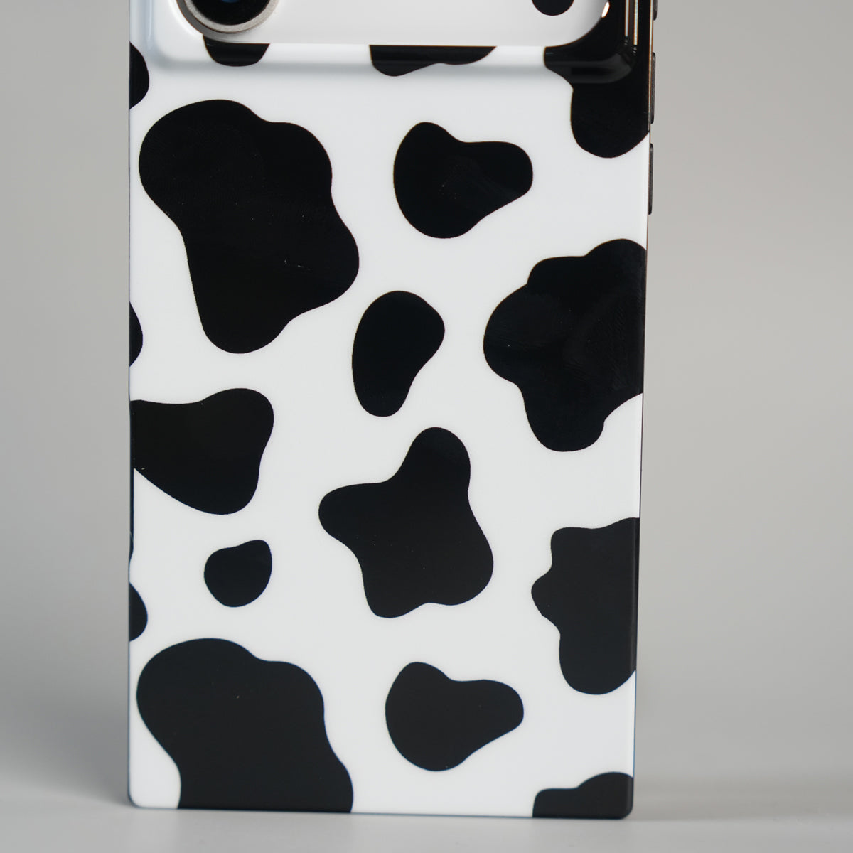 iPhone 17 Series Luxury Cow Print Case with Smooth Finish