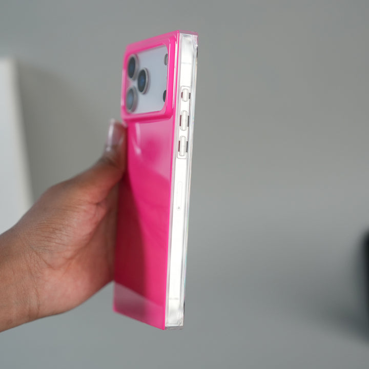 iPhone 17 Series Neon Series Square Bumper Glossy Cover