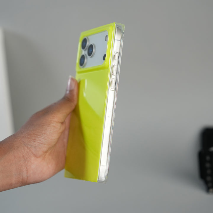 iPhone 17 Series Neon Series Square Bumper Glossy Cover