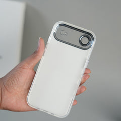 iPhone 17 Air Luxury 3D Oil Painting Floral Design Glitter Lens Protection Stand Cover