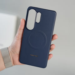 Galaxy S26 Ultra Premium Leather Texture MagSafe Compatible Case with Raised Camera Protection