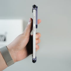 Galaxy S26 Ultra Aluminum Alloy Metal Bumper Frame with Foldable Stand