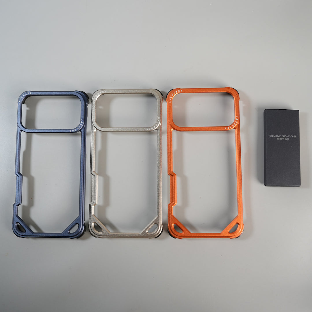 iPhone 17 Series Premium Aluminum Alloy Metal Frame Case