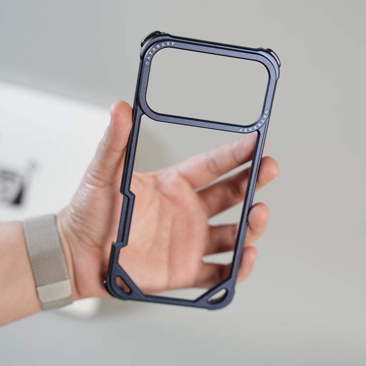iPhone 17 Series Premium Aluminum Alloy Metal Frame Case