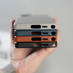 Galaxy Ultra Series Premium Leather Texture MagSafe Compatible Slim Protective Case